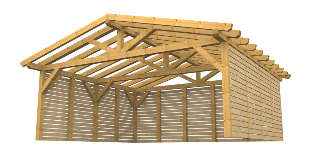 Carport 5 geschlossen