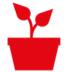 Blumentopf-Icon MAX Holzbau